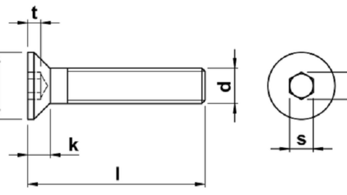 Countersink Hole Size For Machine Screw