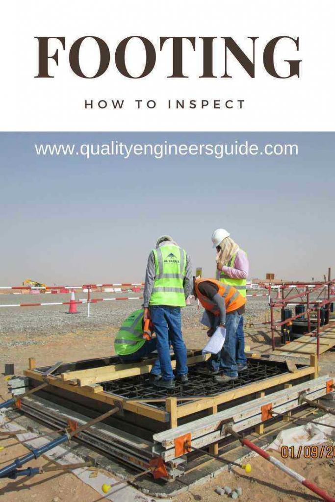 Inspection of Footing